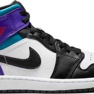 Nike DQ8426-154 Air Jordan 1 Mid Siyah Erkek Sneaker Ayakkabı