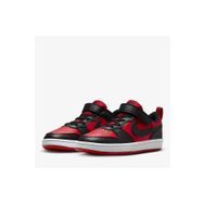 Nike DV5457-600 COURT BOROUGH LOW PS Siyah Kırmızı Erkek Yürüyüş Ayakkabısı