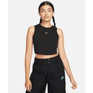 Nike FB8279-010 Siyah W NSW ESSNTL RIB CRP Tank Günlük Kadın Atlet