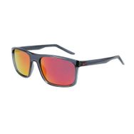 Nike Fire FD 1819 021 58 Aynalı Polarize Koyu Gri Kemik Unisex Güneş Gözlüğü