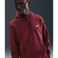 Nike FN3859-619 Bordo Club Pullover Fleece Hoodie Erkek Sweatshirt