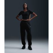 Nike FZ5996-010 W NSW PHNX FLC HR OS Pant 2 Siyah Günlük Kadın Eşofman Altı
