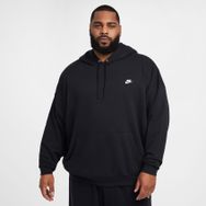 Nike HJ1816-010 Club FT Oversized PO Hoodie Erkek Sweatshirt