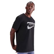 Nike HV2135-010 Siyah Dri-Fit UV Run Energy Miler Erkek Koşu T-Shirt