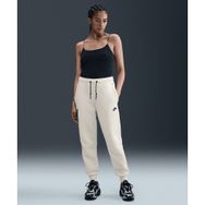 Nike HV6779-133 Bej Sportswear Tech Fleece Mid-Rise Kadın Günlük Stil Eşofman Altı