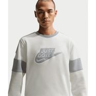 Nike IO9620-133 Beyaz Sportswear Club Fleece Crew-Neck Erkek Sweatshirt