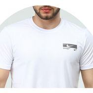 Nike Newforss EF-4226 Beyaz Erkek Polyester Mesh Battal Beden T-Shirt