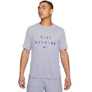 Nike Running Dri-Fit Run Division Reflect Reflektörlü Mor Tişört