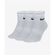 Nike SX7677-100 U Nk Everyday Ltwt Ankle 3pr Beyaz Unisex Çorap