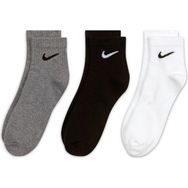 Nike SX7677-964 U Nk Everyday Ltwt Ankle 3 Pr Unisex Çok Renkli Antrenman Çorabı
