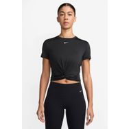 Nike W NK ONE CLSC DF TWST SS Kısa Kollu Siyah Kadın T-shirt