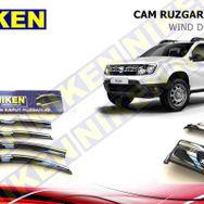 Niken Dacia Duster 2010 Rüzgarliği 4 Kromlu Cam