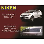 Niken Kia Sportage 2010 2015 Kromlu Cam Rüzgarlığı