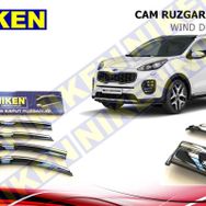 Niken Kia Sportage 2016 Rüzgarliği 4 Kromlu Cam