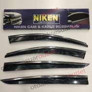 Niken Kia Sportage 2016 Sonrası Kromlu Cam Rüzgarlığı