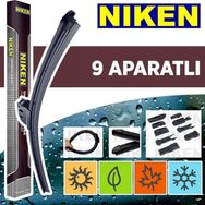Niken Toyota Yaris 1999-2005 Siyah Muz Silecek Takımı