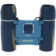 Nikula 70x60 Mavi Cepte Taşımalı Kauçuk Kaplamalı Mini Dürbün