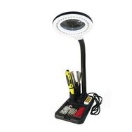Nikula A808 Esnek 5x /10x 40 Led Işıklı Büyüteç Lamba Büyüteç Okuma Çalışma Lehim Masa Lambası