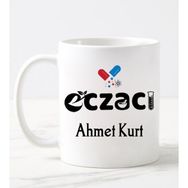 Nil Hediye Eczacı Temalı Beyaz Kupa Bardağı