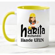 Nil Hediye Harita Mühendisi Temalı-1 Kupa