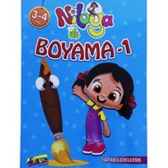 Niloya İle Boyama 1 Yapabildiklerim Boyama Kitabı-Keskin Color