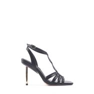 Nine West Anaki 4FX Siyah Topuklu Kadın Sandalet