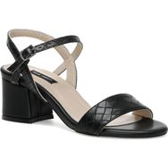 Nine West Aycen2 2FX Siyah Kadın Topuklu Sandalet