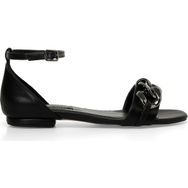 Nine West Cefeo 4FX Siyah Kadın Düz Sandalet
