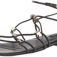 Nine West Majah Siyah 001 Düz Kadın Sandalet