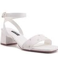 Nine West Manl 4FX Beyaz Topuklu Kadın Sandalet