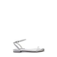 Nine West Maolaine 5FX Beyaz Kadın Düz Sandalet