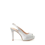 Nine West Mavia2 3PR Gri Topuklu Kadın Sandalet