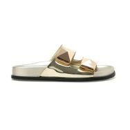 Nine West Mistr 4FX Altın Kadın Terlik