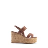Nine West Monsa 5FX Kahverengi Kadın Dolgu Topuk Sandalet