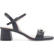 Nine West Nennı 3FX Siyah Kadın Topuklu Sandalet