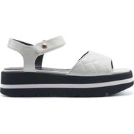 Nine West Orkessa 5FX Beyaz Düz Kadın Sandalet