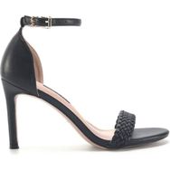 Nine West Sina 3FX Siyah Topuklu Kadın Sandalet