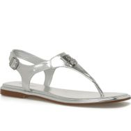 Nine West Wollo 4FX Gümüş Kadın Düz Sandalet