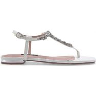 Nine West Zulen 3FX Beyaz Düz Kadın Sandalet