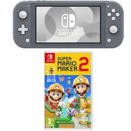 Nintendo Switch Lite Gri + Super Mario Maker 2