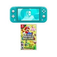 Nintendo Switch Lite Turkuaz + Super Mario Bros U Delux