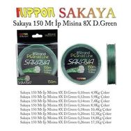 Nippon Sakaya 8X 0.12 mm x 150 mt Multi Color İp Misina