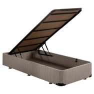 Niron 90x190 cm Tek Kişilik Sandıklı Klasik Kumaş Baza