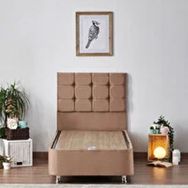Niron Helen 90x200 cm Tek Kişilik Yatak Baza Başlık Seti