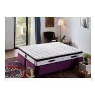Niron Purple 140X190 Çift Kişilik Pedli Yaylı Yatak