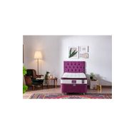 Niron Purple 90x190 CM Tek Kişilik Pedli Yatak Full Ortopedik Yaylı Yatak