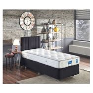 Niron Yatak 90x190 cm Juliette Lüks Tam Ortopedik Yatak Tek Kişilik Baza Başlık Takımı