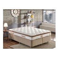 Niron Yatak Queen Tam Ergonomik Pedli Lüks Orta Sert Çift Kişilik 140x190 cm Yatak