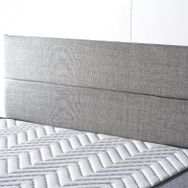 Niron Yatak Silver 100 cm Gri Keten Kumaş Tek Kişilik Yatak Başlığı