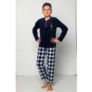 Nisanca Kışlık Erkek Çocuk Polar Pijama Takımı